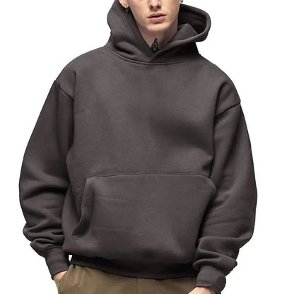 Korean Style Oversize Herren Pullover – Bedrucktes Langarmshirt im Loose Fit