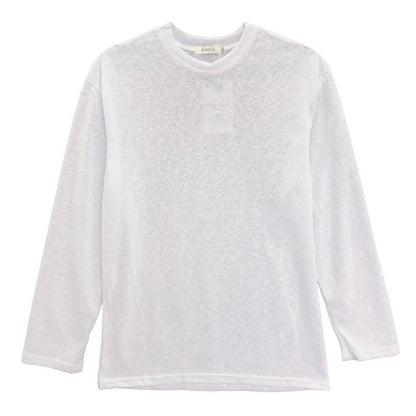 Herren Langarmshirt – Unifarben & Lockerer Schnitt