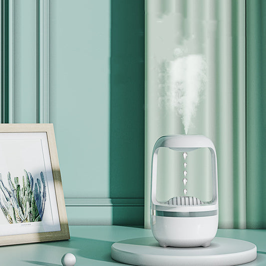 Anti-Schwerkraft Wassertropfen Luftbefeuchter – USB Tischgerät mit LED-Atmosphärenlicht