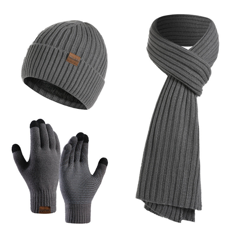 Winter Strick-Set 3-teilig – Mütze, Schal & Handschuhe, Unisex
