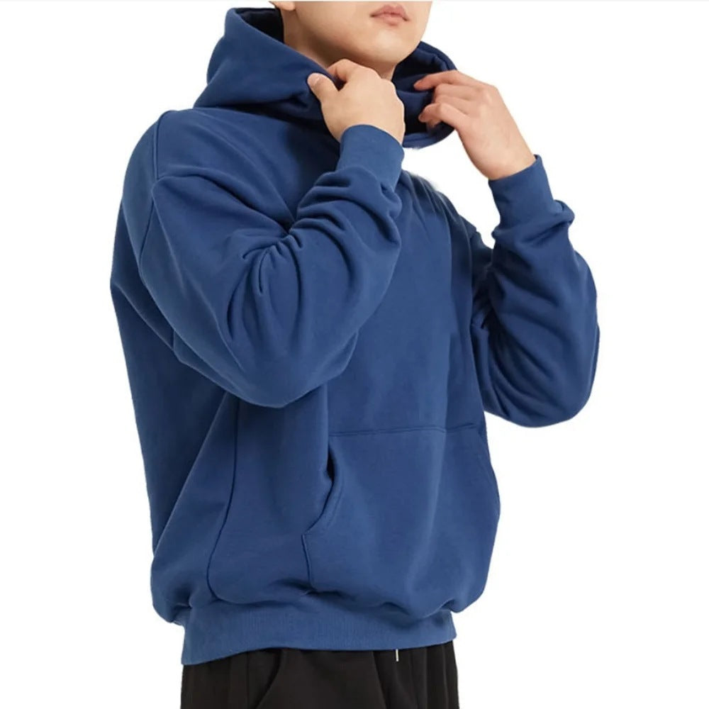 Herren Hoodie mit überschnittenen Schultern und Fleecefutter