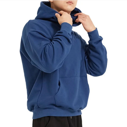 Herren Hoodie mit überschnittenen Schultern und Fleecefutter