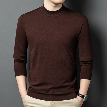 Round Neck Wool T Men's Sweater Skin-friendly