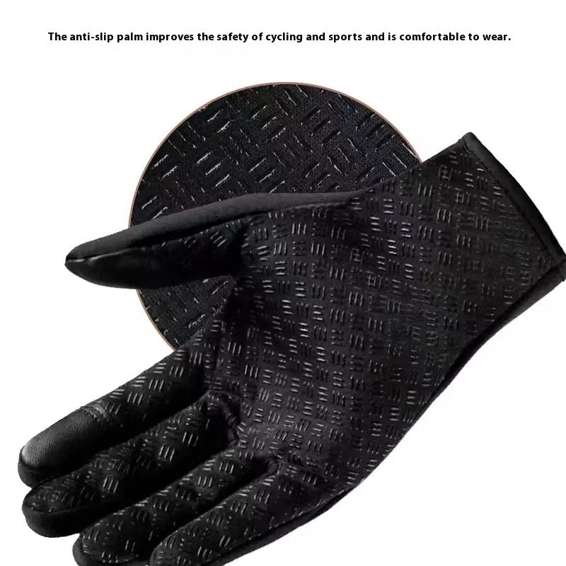 Winter Sporthandschuhe Herren – Rutschfest & Winddicht mit Fingerwärme
