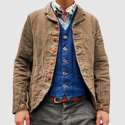 Herren Jeansjacke im Heavy-Wash-Look – Lockerer Schnitt für jede Jahreszeit