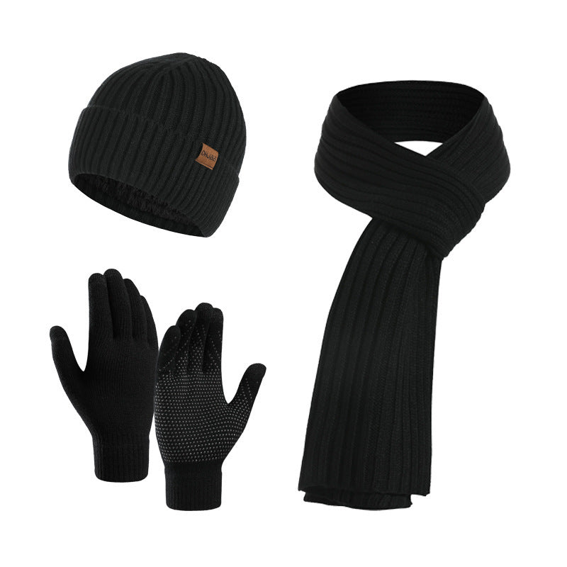 Winter Strick-Set 3-teilig – Mütze, Schal & Handschuhe, Unisex