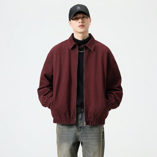 Herren Herbst Arbeitsjacke im lockeren Schnitt