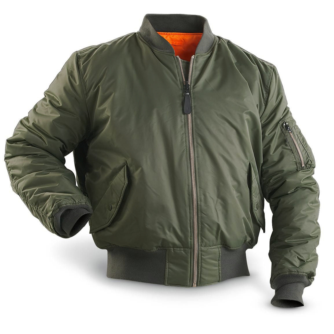 Herren Winter-Bomberjacke mit Thermofutter – Wasserabweisend im Military-Stil