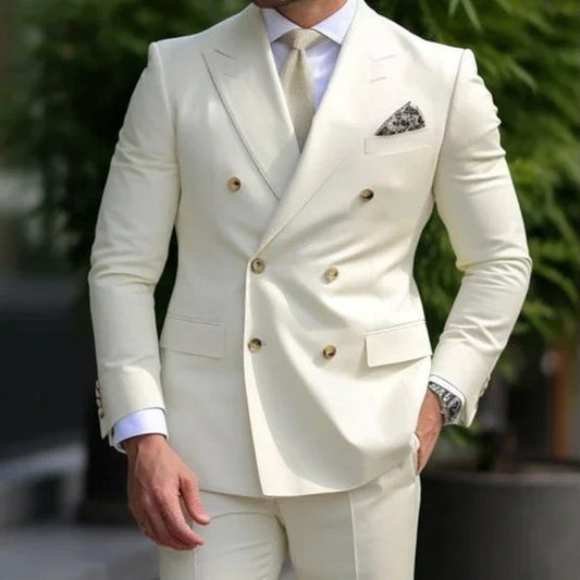 Herrenanzug Zweiteilig – Business-Stil mit schmalem Schnitt