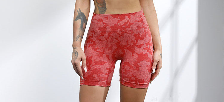 Sport-BH Hüftheben Fitness Shorts Grenzüberschreitender Sportanzug Nahtloser Yoga-Anzug Damen