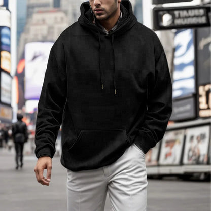 Korean Style Oversize Herren Pullover – Bedrucktes Langarmshirt im Loose Fit