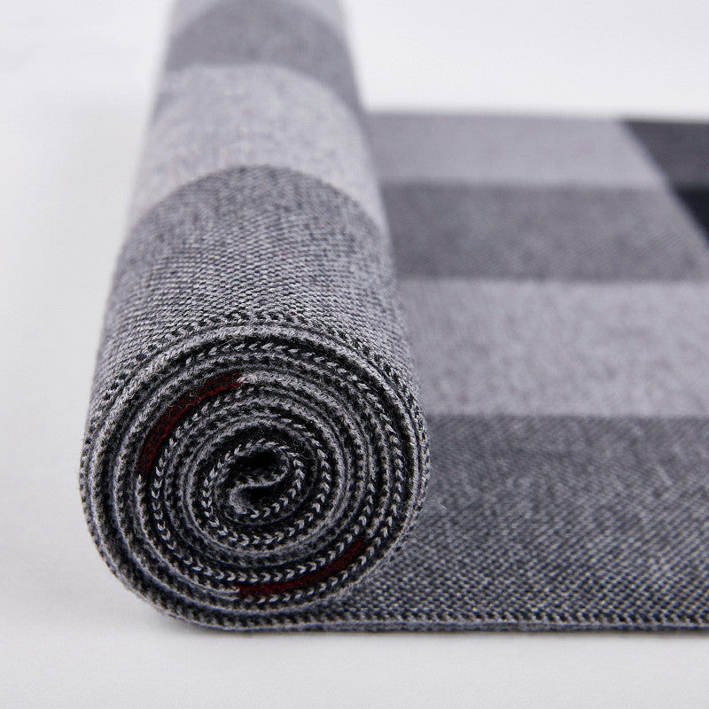 Basolan Wollschal Herren – Warmes Winteraccessoire im Karo-Design