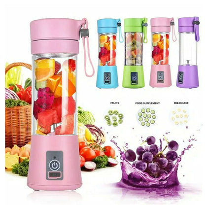 Tragbarer Mixer mit wiederaufladbarem USB-Mini-Fruchtsaftmixer für die Küche, einfacher tragbarer elektrischer Mini-Entsafter
