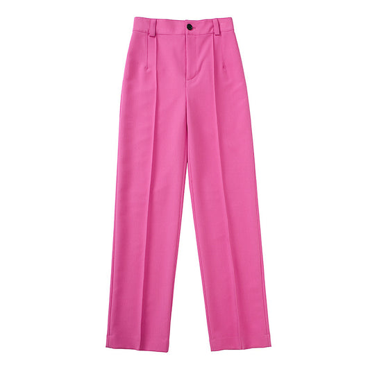Damen New Rose Straight Lange Hose