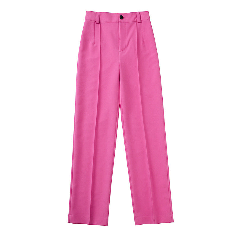Damen New Rose Straight Lange Hose