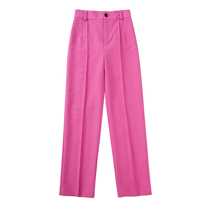Damen New Rose Straight Lange Hose