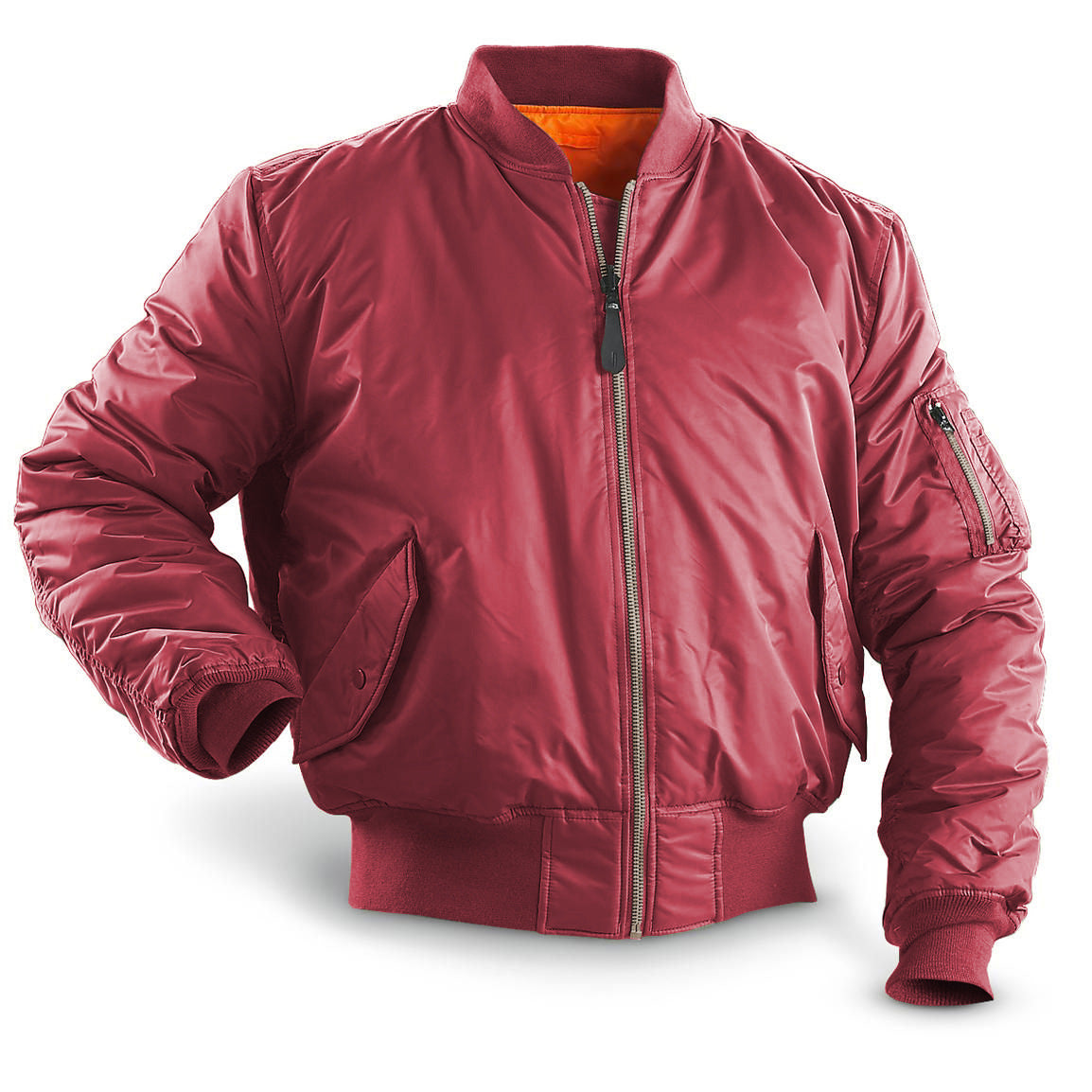 Herren Winter-Bomberjacke mit Thermofutter – Wasserabweisend im Military-Stil