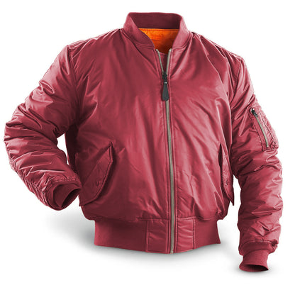 Herren Winter-Bomberjacke mit Thermofutter – Wasserabweisend im Military-Stil