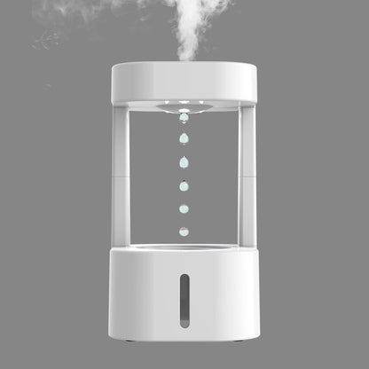 Kreativer Anti-Schwerkraft-Wassertropfen-Luftbefeuchter, Klimaanlage, Nebelspray, leises Schlafzimmerbüro für den Haushalt mit 580 ml Wassertank
