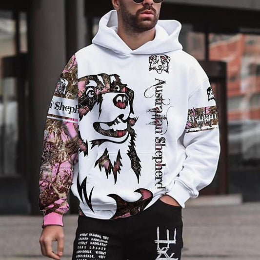Herren 3D Hoodie Frühling – Moderner Kapuzenpullover für Freizeit & Streetwear