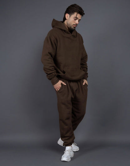 Herren Freizeitanzug – Kapuzenpullover & Jogginghose aus Baumwolle