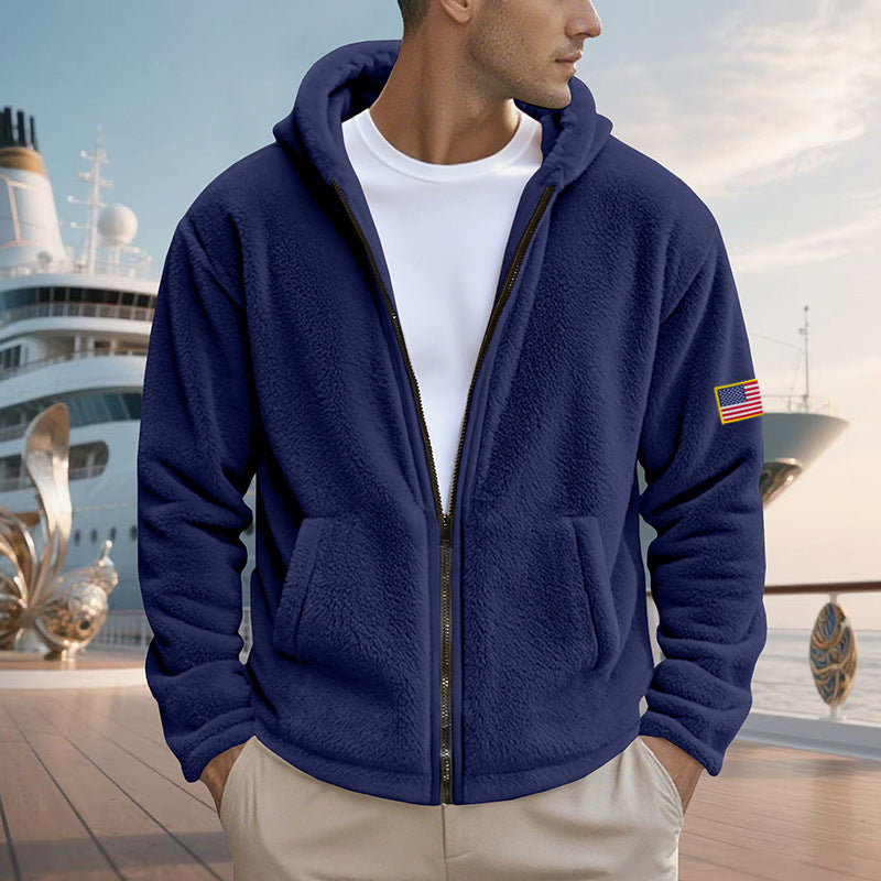 Herren Zipper Hoodie – Lockerer Bejirog Sweater mit Kapuze