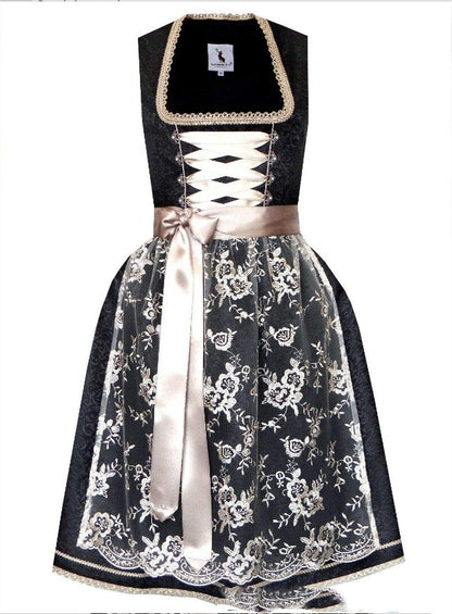 Oktoberfest Kleid mit Schnürung und Print – Liesl